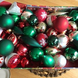 Red and Green Assorted Ornaments